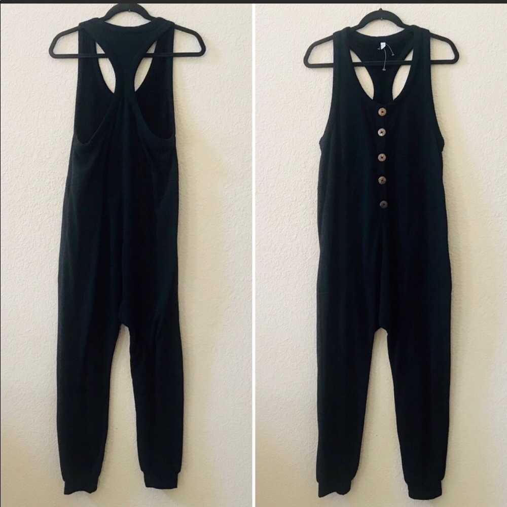 NWOT FREE PEOPLE INTIMATELY BLACK ONESIE SIZE XS